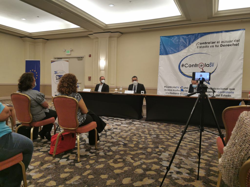 El evento contó con la presencia del Embajador de la Unión Europea en El Salvador, Andreu Bassols; Oficial de Terra Nuova, Roberto Pecci; y Director Ejecutivo de FESPAD, Saúl Baños.